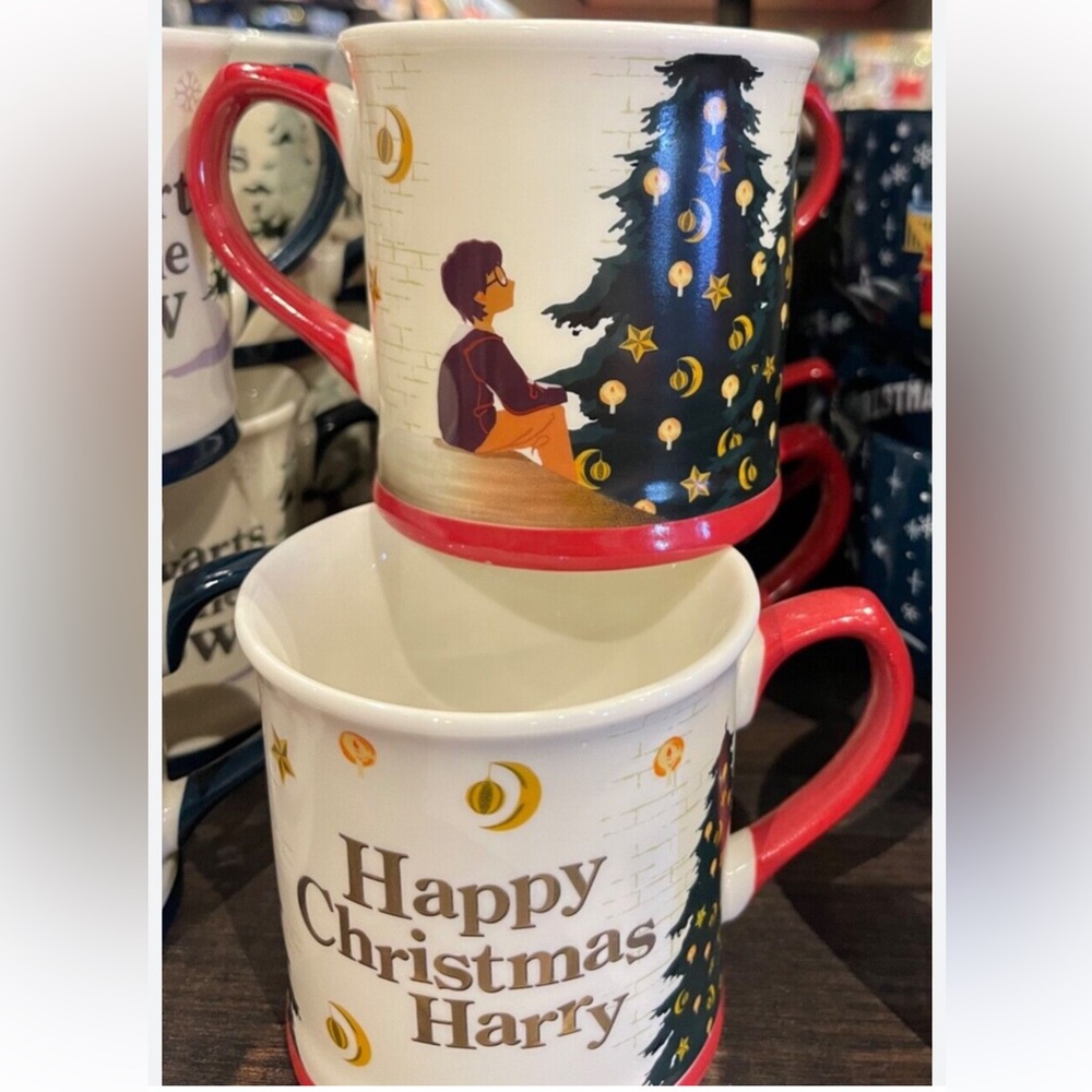 DISO!!! Harry Potter Christmas Mug “Happy Christmas Harry”